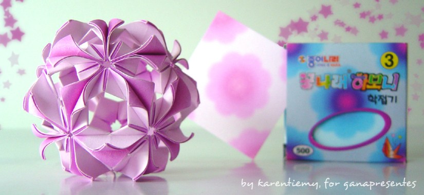 arabesque karen tiemy kusudama origami