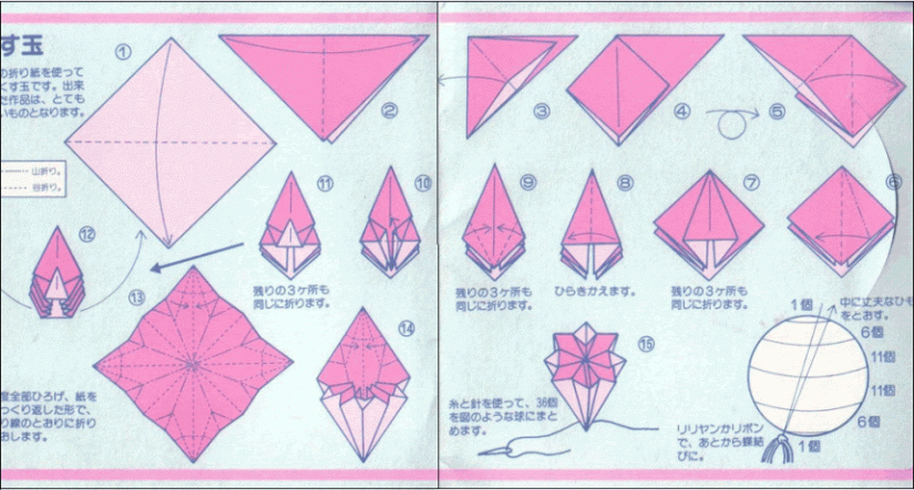 kusudama venus module diagram