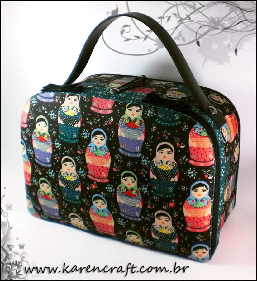 matrioska bag fabric purse cute