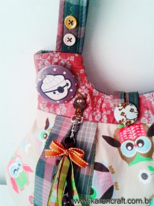 patchwork bag diy owl simplicity karen tiemy project sewing ideas