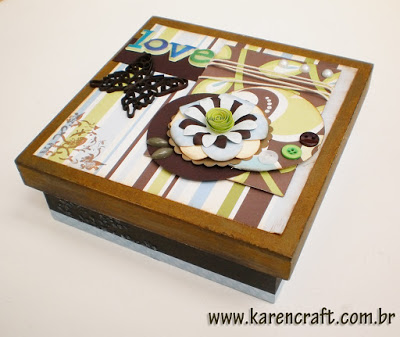 vintage wooden box diy ideas scrapbooking craft shabby chic handmade project