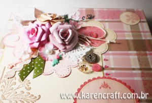 vintage wooden box diy ideas scrapbooking craft shabby chic flowers lace