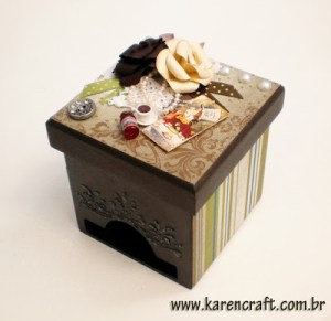 vintage wooden box diy ideas scrapbooking craft shabby chic handmade project