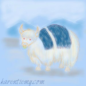 yak karen tiemy cute animal drawing kawaii illustration cartoon digital sketches 2