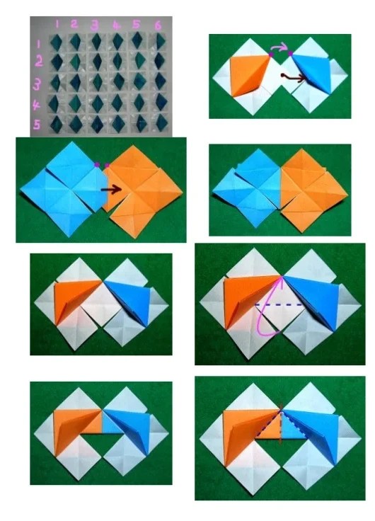 kusudama arabesque diagram instructions modular origami